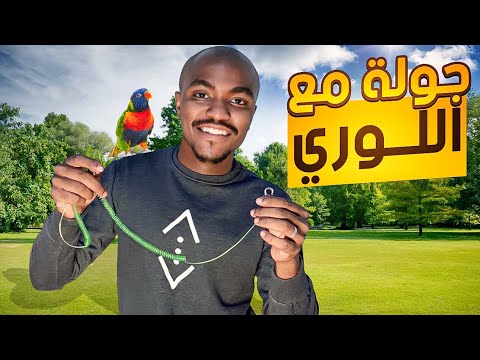 جوله في الحديقه مع اللوري
