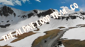 The Alpine Loop Trail, CO From Above DJI Mavic Air Drone