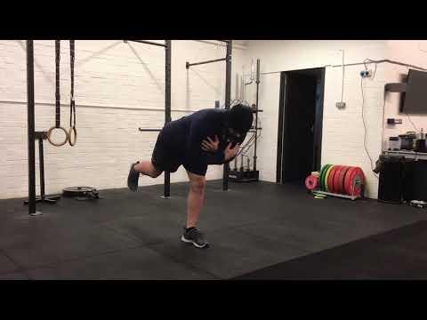 Single leg RDL into Glute Wind-up