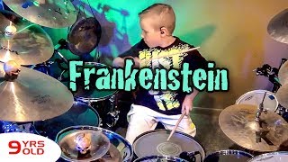 FRANKENSTEIN Solo (9 year old Drummer) Drum Cover by Avery Drummer Molek