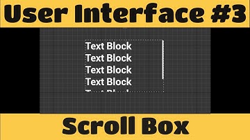 Scrollbox - Unreal Engine 4