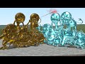 GOLDEN GARTEN OF BANBAN 3 FAMILY VS DIAMOND GARTEN OF BANBAN 3 FAMILY In Garry&#39;s Mod!