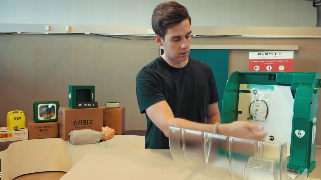 Aivia 200 – udendørs hjertestarter skab med varme