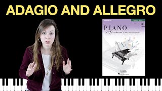 Adagio and Allegro (Piano Adventures Level 3B Lesson Book)