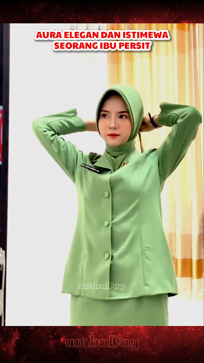 Tampilan elegan dan berwibawah ibu persit istri prajurit TNI #tni #persit #bravo
