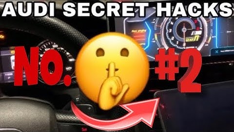 2 Cool AUDI features you probably didn’t know about on B8/B8.5 B7/B9(A4/A5/A3/S4 /S5/S3/Q5/RS5/A6