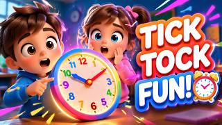 “WOW! Learn Clock Time ⏰ Fun Kids Song + Actions 🎉"Tick Tock Time Song! ⏰
