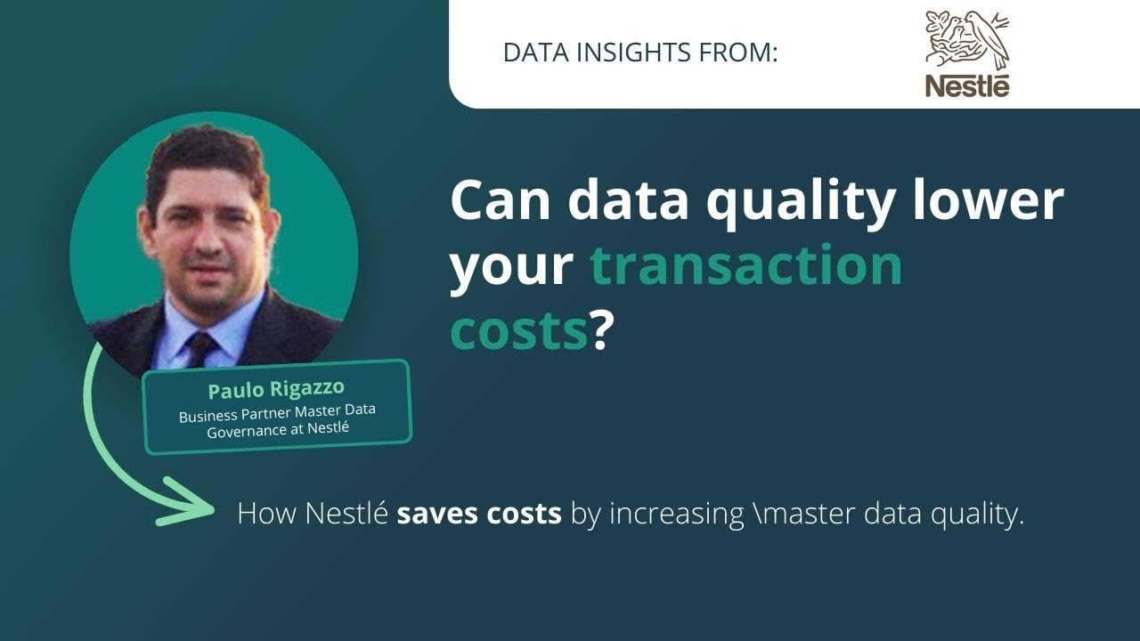 Embed data quality within your master data's Single Source of Truth