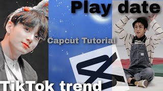 Play date Tiktok trend Tutorial ||capcut tutorial|| Jungkook||정국 생일 스페셜