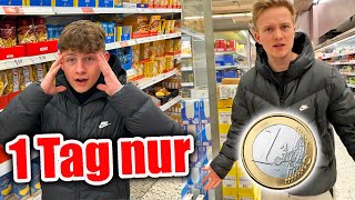 1 Tag lang NUR 1 Euro Produkte essen (oder billiger)  TipTapTube