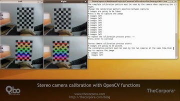 Stero camera calibration with OpenCV functions