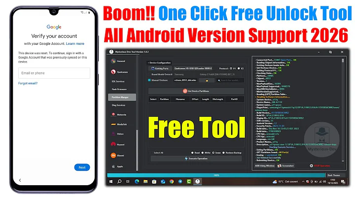 Samsung FRP Tool 2025, Google Account Remove Android 13/14/15/16 | FRP Bypass