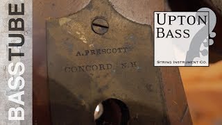 For Restoration: Amazing Original Abraham Prescott Double Bass For Restoration: Amazing Original Abraham Prescott Double Bass