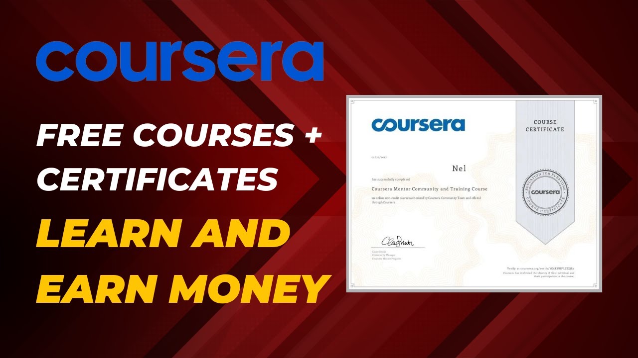 Free Online Courses with Certificates on Coursera [2023] — Eightify