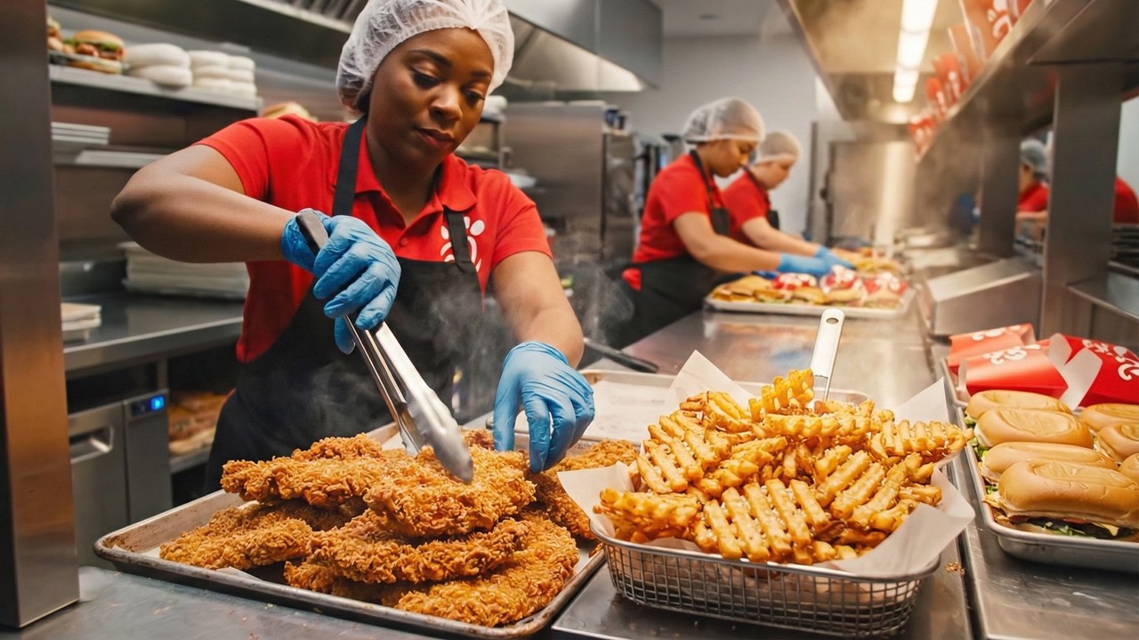 Inside the Factory: How Chick-fil-A Sandwiches & Waffle Fries Are Made!