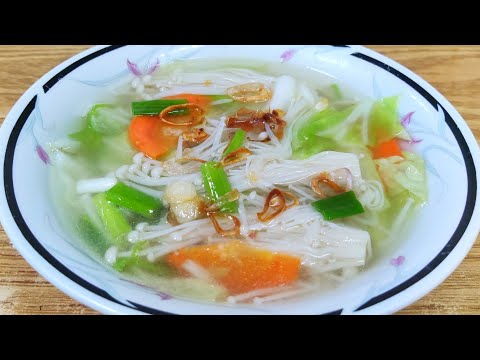 Bumbu Sup Jamur Enoki