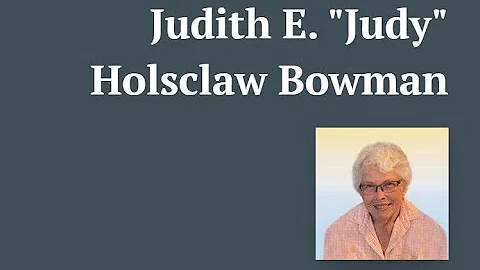 Judy Bowman Funeral