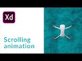 Adobe Xd DJI Mavic Air 2 Drone Scrolling Animation | UI Animation