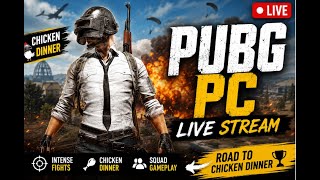 PUBG PC LIVE ROAD TO CHICKEN DINNER