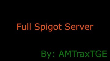 Full Spigot Server 1.9.x | Updated