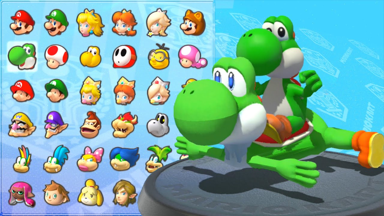 Yoshi Racing Game MK8D - Baby Yoshi and his car participate in the race | The best racing ...