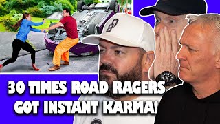 30 Times Road Ragers Got INSTANT KARMA! REACTION | OFFICE BLOKES REACT!!