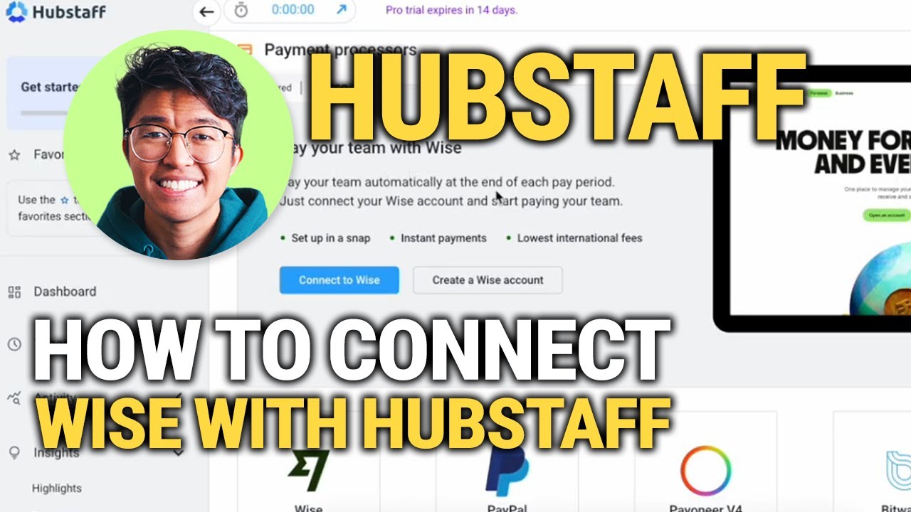 How To Connect Wise With Hubstaff: Simple & Easy Guide - YouTube