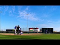 02/19/2020 シカゴ・カブスダルビッシュ有選手ピッチング練習　Chicago Cubs Yu Darvish pitching practice with Kris Bryant