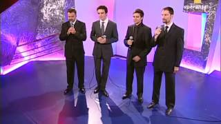 Video thumbnail of "Adoramus Quartet - La apa de viata"