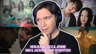 SEATIN REACTS TO K-POP | NEWJEANS | ZICO & JENNIE | BIBI & JACKSON | SEVENTEEN