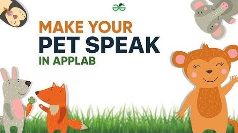 Animal Sound App in Applab on Code.org | Block Based Programming