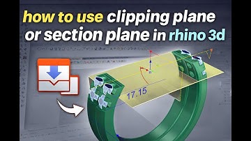rhino 3D Clipping plane or section plane tutorial