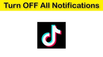How To Turn Off TikTok App Notifications Android & Ios || How To Disable Tiktok Lite Notifications