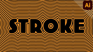 Text with multiple strokes | ILLUSTRATOR TUTORIAL - TEXT EFFECT