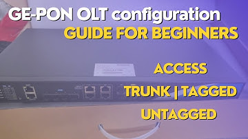RicherLink OLT Configuration | VLAN Setup for ISP network | #olt #ftth