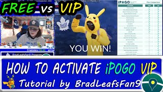 iPOGO VIP Activation Tutorial - FREE vs VIP Version Comparison - Pokémon GO screenshot 3