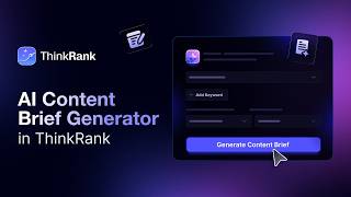 How to Generate AI Content Briefs & Rank-Ready Articles in WordPress with ThinkRank