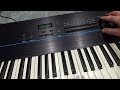 Basic Ensoniq SQ2 Sequencer Demonstration