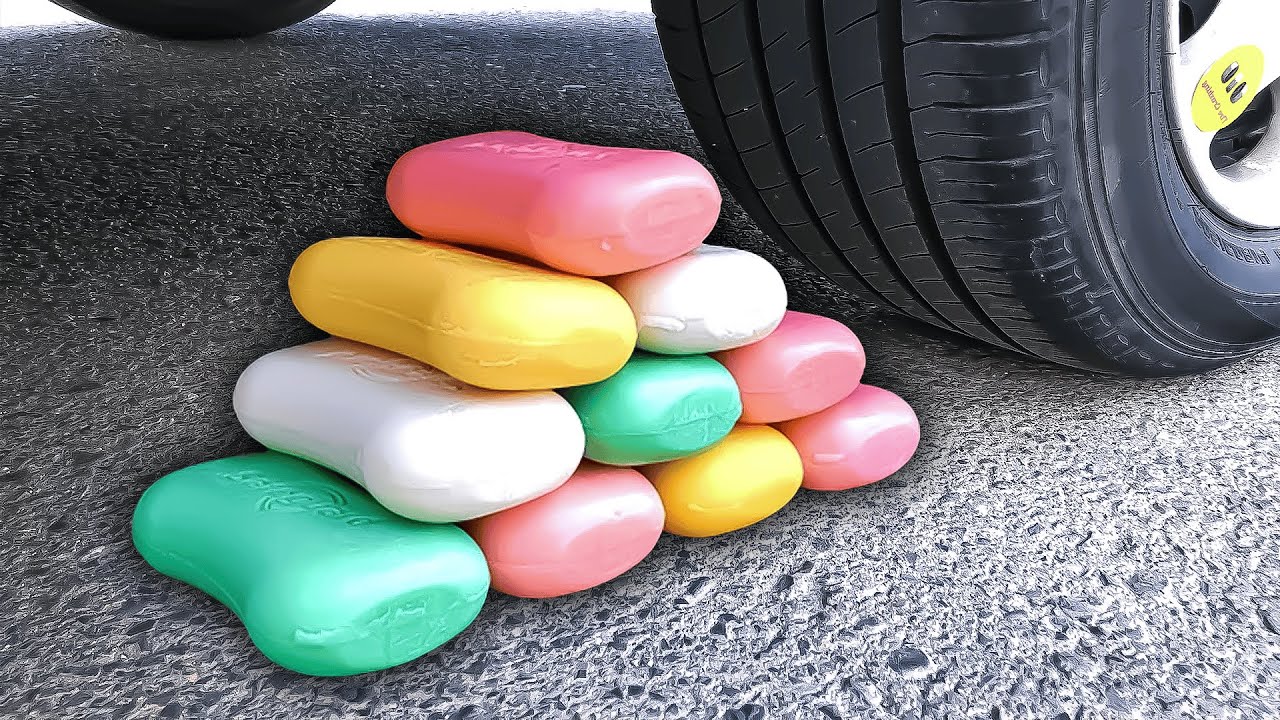 Crushing Fun Items with a Car | Exciting Science Experiments # ...