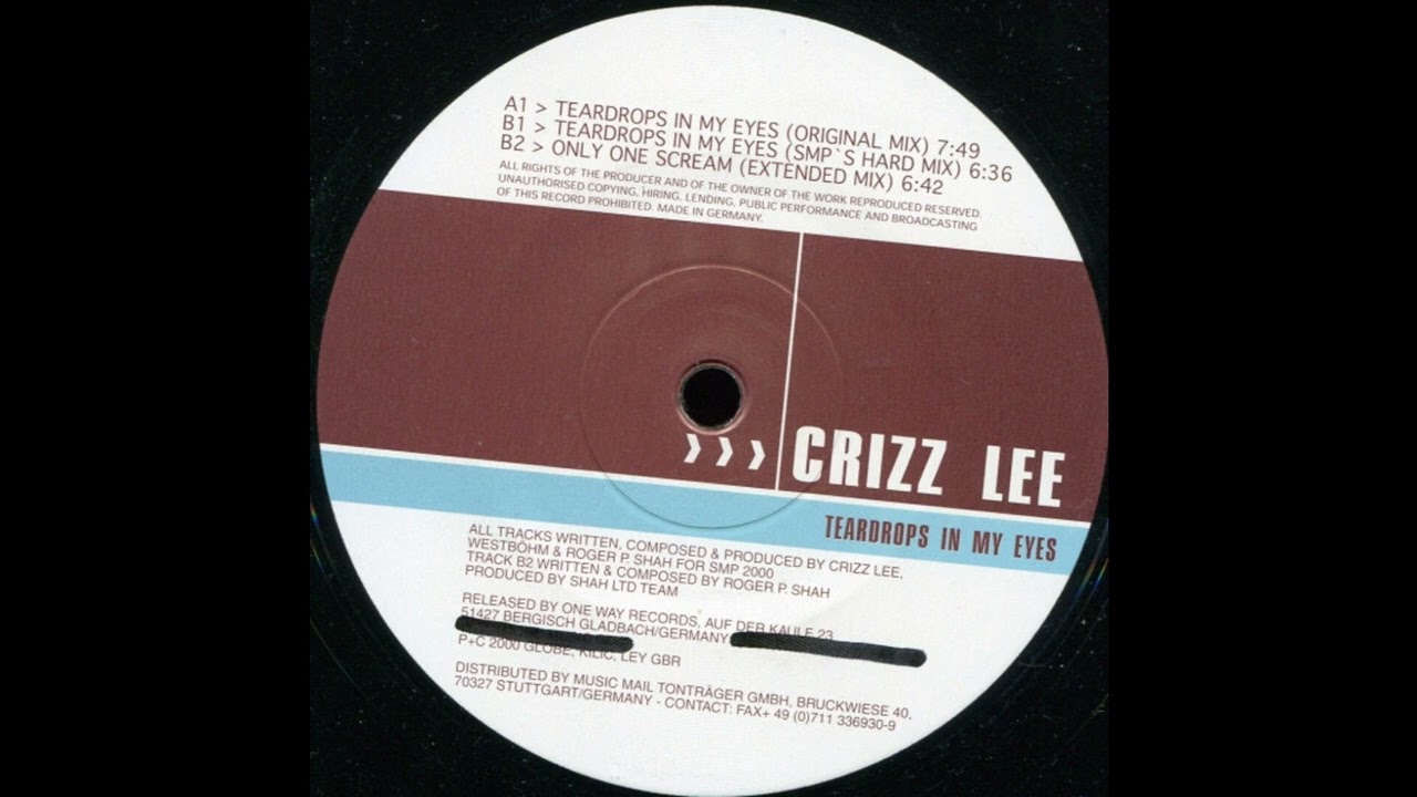 Crizz Lee - Teardrops In My Eyes (Original Mix) 2000 - YouTube