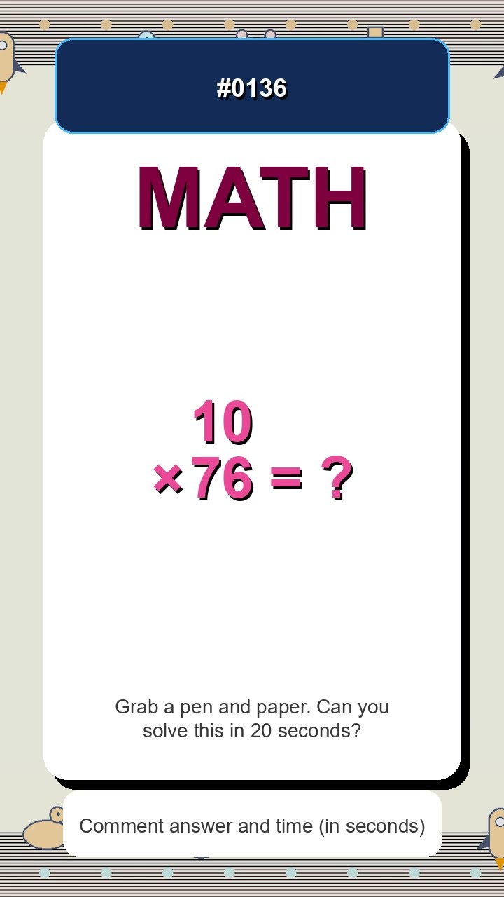Quick Math Multiplication #0136 - YouTube