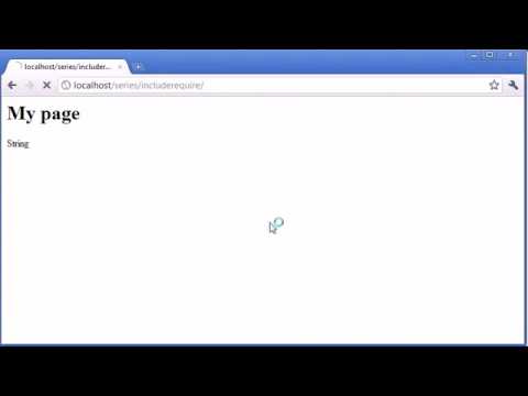 PHP Tutorial # 42 include and require Functions