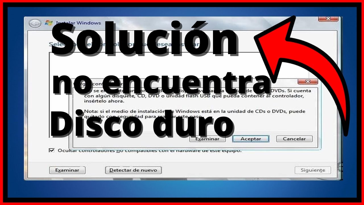 Windows 7 No Reconoce Disco Duro