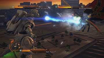 GODZILLA PS4: Super Mechagodzilla vs Burning Godzilla vs Battra Adult
