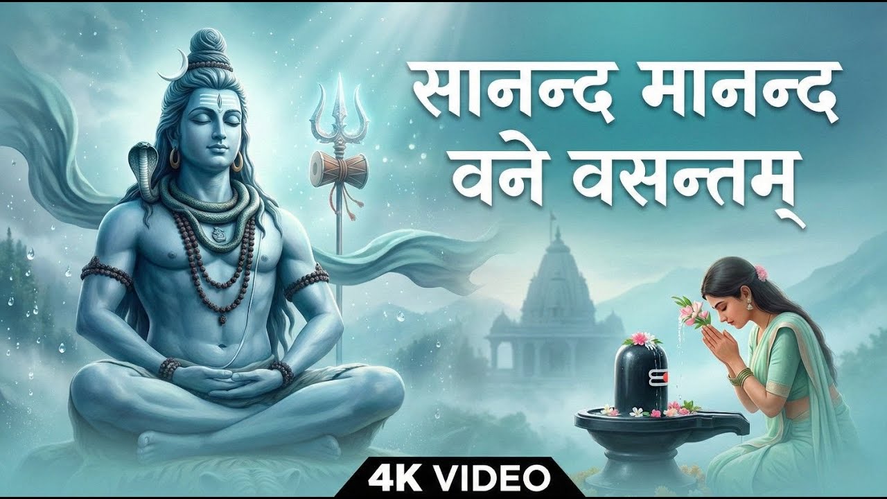 Sananda Manandavane Vasantam | काशी विश्वनाथ मंत्र | Powerful Shiv Mantra | Peaceful Meditation