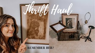 Home Decor Thrift Haul | Update on Thrifted Art | Tips for Finding Art