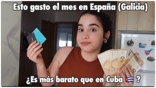 Cuánto $ gasto al Mes viviendo en España (Galicia). ¿Es más caro vivir en Cuba?…@AnitaMateu