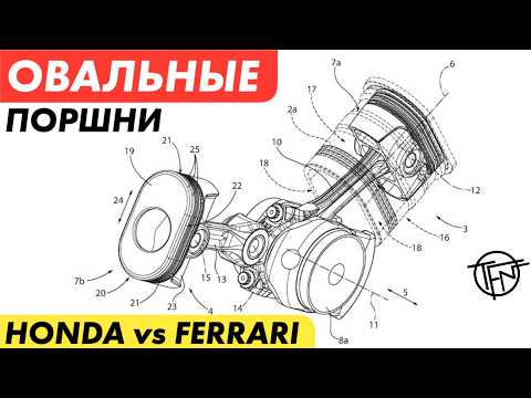 Овальные Поршни! История Honda и новый патент Ferrari!