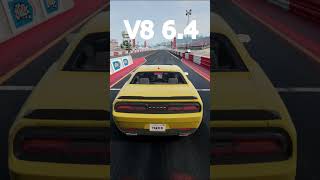 Dodge challenger с разными двигателями против Porsche 911 turbo S | Beamng drive