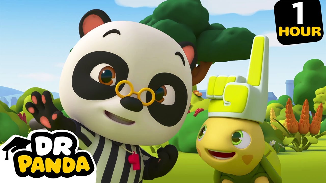 pandachanです。 Run All the Way to the Finish Line! | Perseverance | Dr. Panda